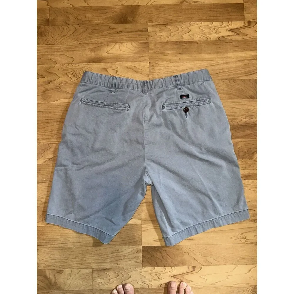 Faherty Men's Stretch‎ Chino Shorts Blue Size 34 See Photos